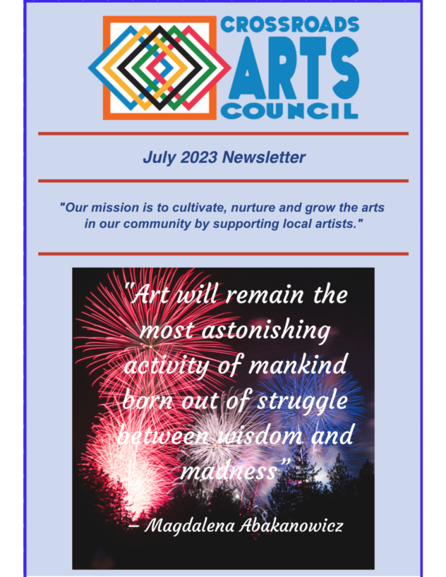 July Newsletter For Website