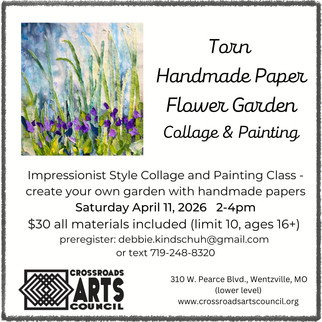 Torn Paper Flower Collage (1)