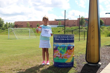 Trash Can Winner Elise Allen